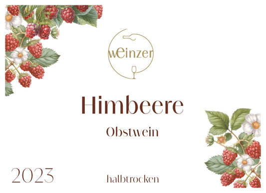 Himbeere 2023 - 0,75l -15,0 %  vol. Alc - halbtrocken